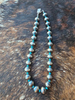 Navajo Pearls with Kingman Turquoise