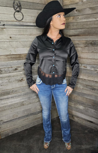 Silk and Lace Blouse