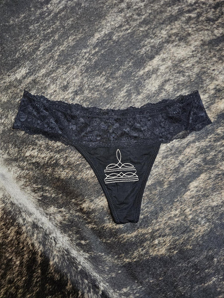 Boot Stitch Thong