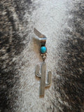 Navajo Handmade Cactus Pendant