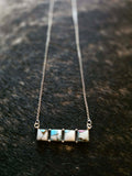 Vibrant Cotton Candy Sterling Silver Necklace – Unique Handcrafted Jewelry