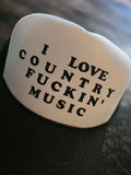 "I Love Country Fuckin' Music" Statement Trucker Hat – Rodeo & Concert Ready