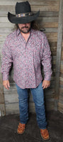 Men's Paisley Pearl Snap