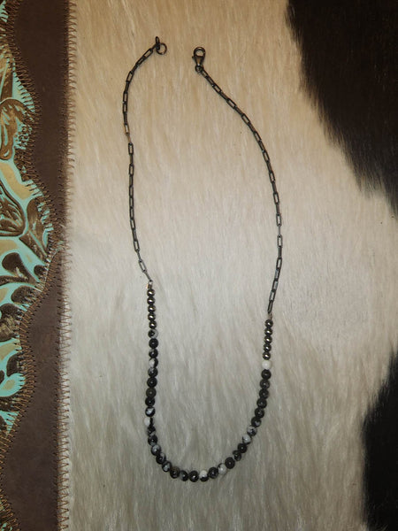 White Buffalo Bead Necklace