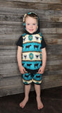 Bull Hoodie/Short Set