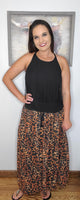 Vintage Leopard Maxi Skirt