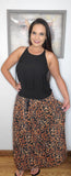Vintage Leopard Maxi Skirt