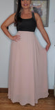 Blush Maxi Flowy Skirt