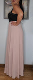 Blush Maxi Flowy Skirt