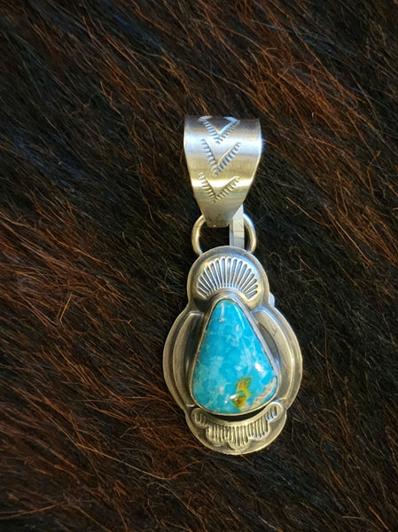 Sonoran Gold Turquoise Pendant