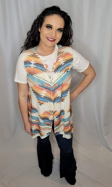 Aztec Cover-Up/Vest