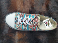 Aztec Blue Slide on Sneakers