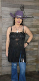 Western Crochet Fringe Top