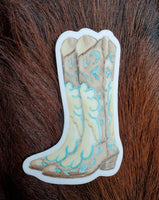 Cowboy Boot Sticker