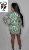 Cactus Criss Cross Neckline Top
