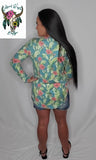 Cactus Criss Cross Neckline Top