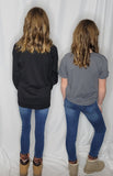 Girls Distressed Leopard Boyfriend Jeans