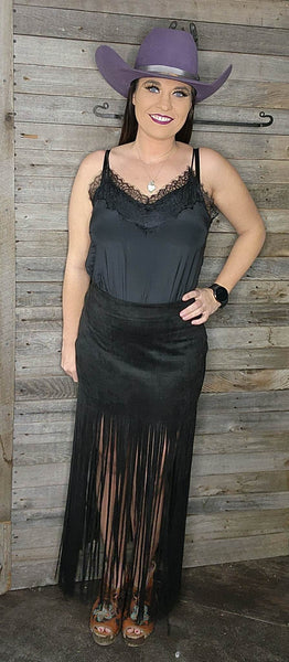 Lace Spaghetti Strap Bodysuit