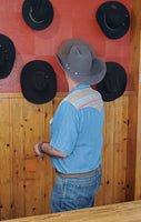 Men's Mid-wash Charcoal Serape
