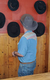 Men's Mid-wash Charcoal Serape