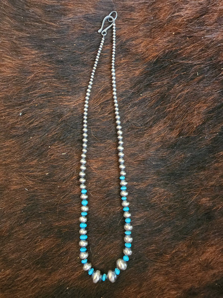 Navajo Pearls with Turquoise