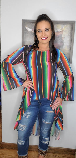 Sarape Bell Sleeve Top