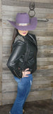 Scully Fringe Studded Leather Jacket