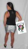 Leopard Aztec Short
