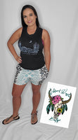 Leopard Aztec Short