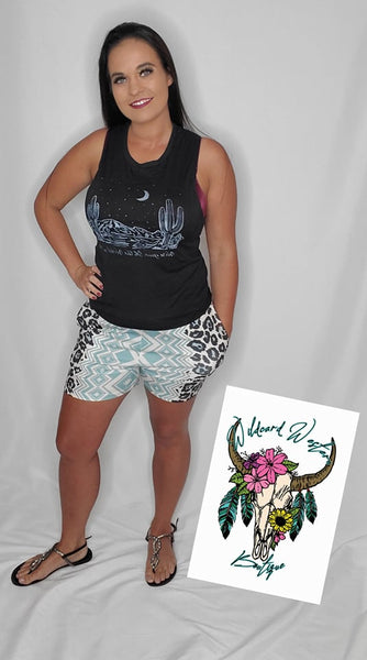 Leopard Aztec Short