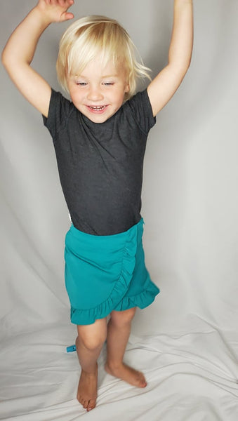 Girls Jade Ruffled Skirt